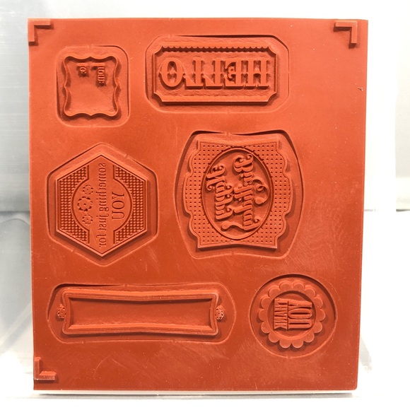 Stampin’ Up! LABEL SOMETHING Stamps Set (6 stamps)  Item 130598 - Picture 2 of 3